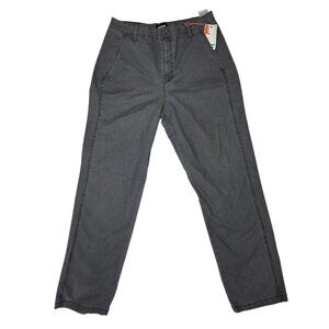 Bass Outdoor Anywhere‎ Pant Gray Canvas High Rise Straight 8 (29x29) NWT